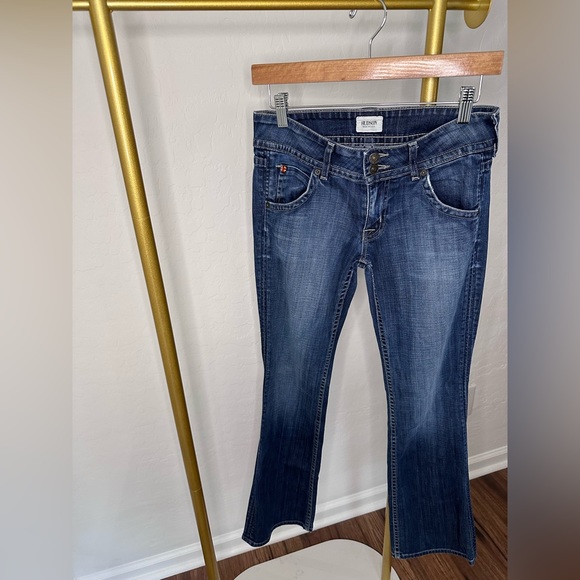 Hudson Jeans low rise in color Blue Size 27 98% Cotton 2% Elastin - Picture 4 of 4
